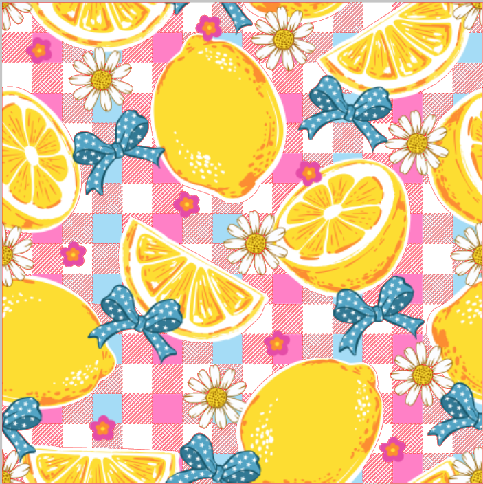 Lemon Slice Croquette Bow Vinyl