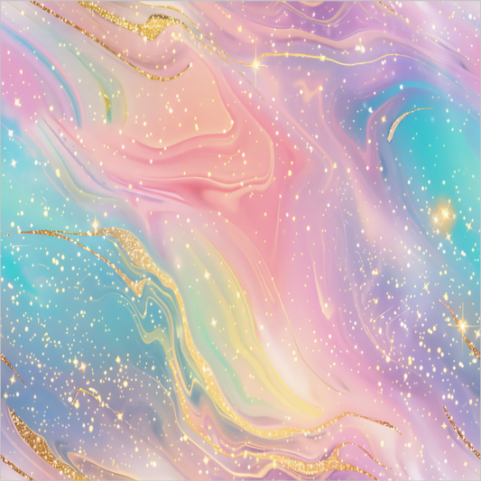 Pastel Galaxy Glitter Vinyl