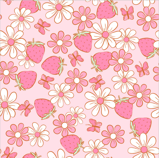Pink Daisy & Strawberry Vinyl