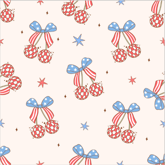 Patriotic Disco Cherries Vinyl