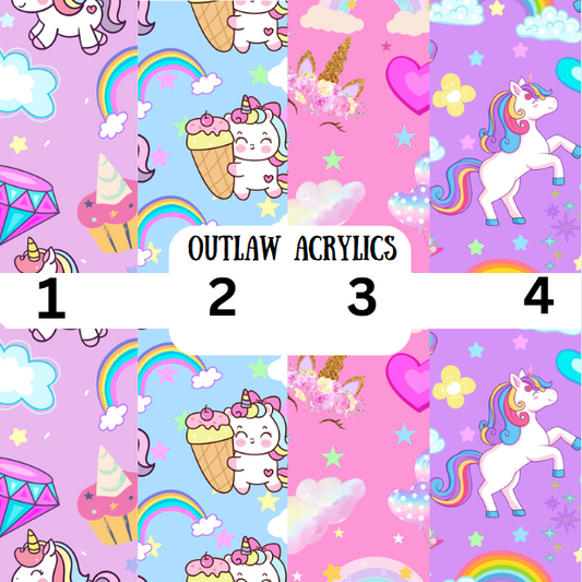 Girly Unicorn Vinyl