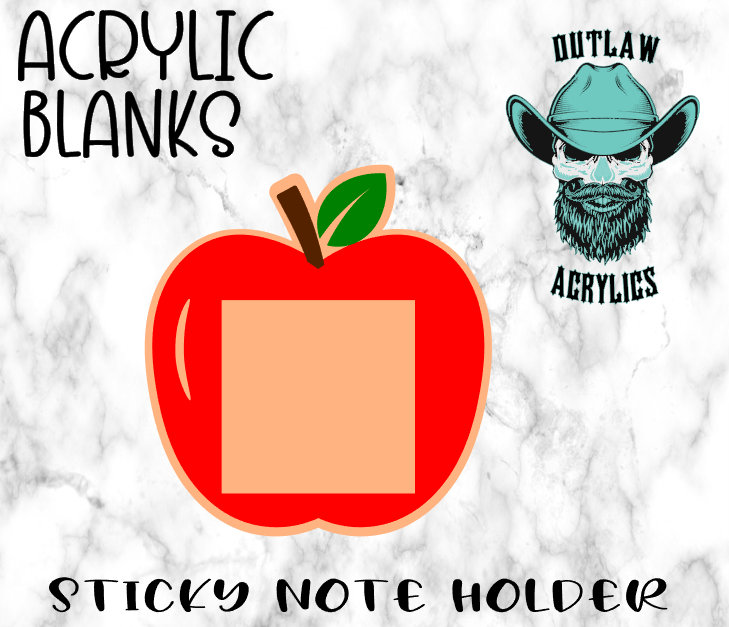 Apple Sticky Note Holder