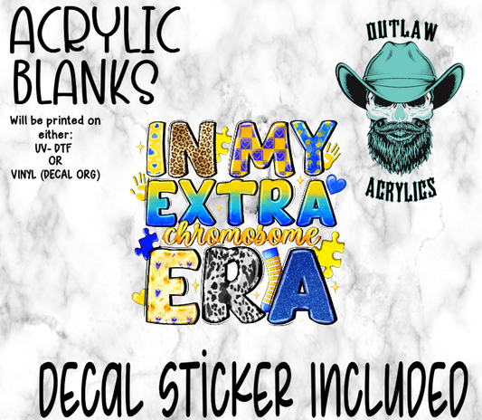 In My Extra Era Acrylic & Decal Set