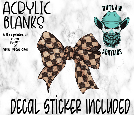 Design Bow Acrylic & Decal Set
