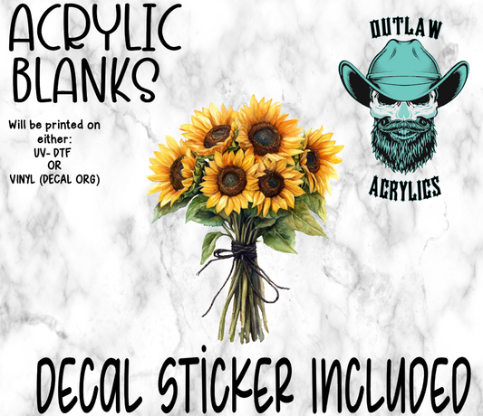 Sunflower Bundle Acrylic & Decal Set