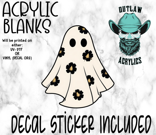 Daisy Ghost Acrylic & Decal Set