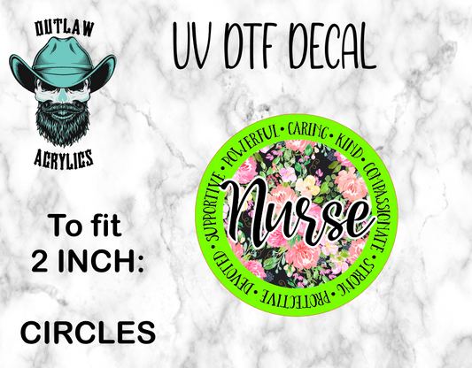 Nurse Style Decal/Transfer