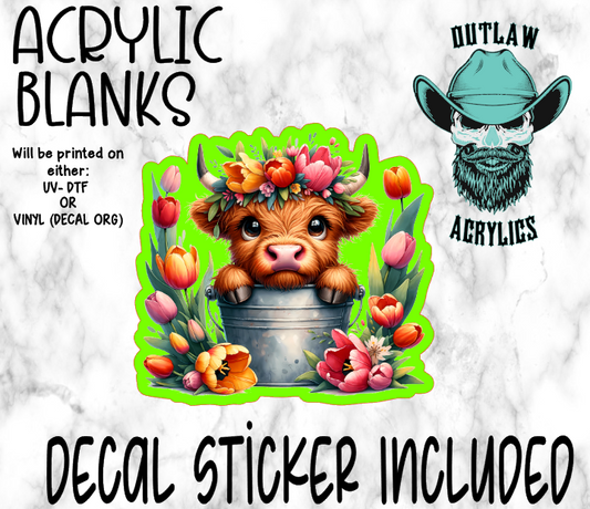 Tulip Style Baby Highland Acrylic & Decal Set