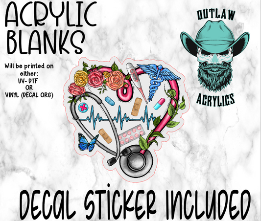 Rose Scope Acrylic & Decal Set