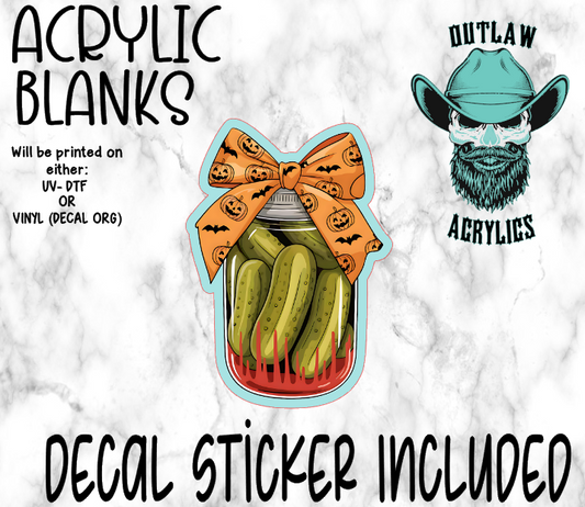 Hot Pickles Acrylic & Decal Set