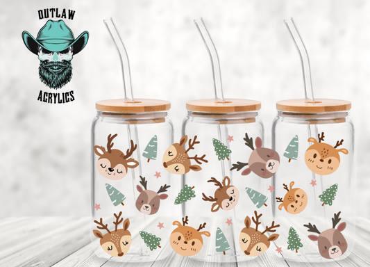 Deer Faces Wrap