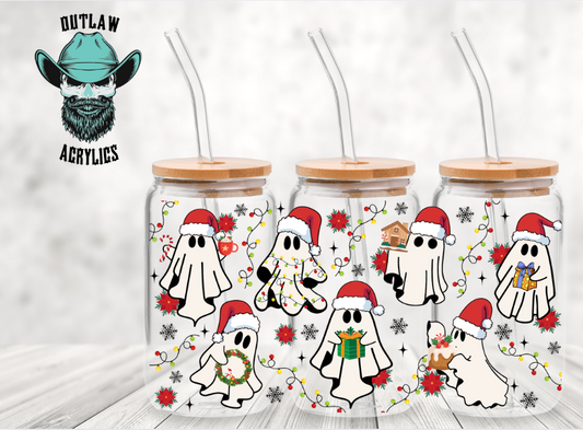 Christmas Ghost Lights Wrap
