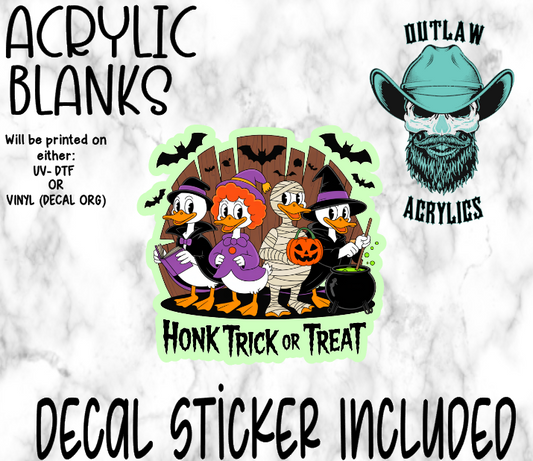 Honk Treat Acrylic & Decal Set