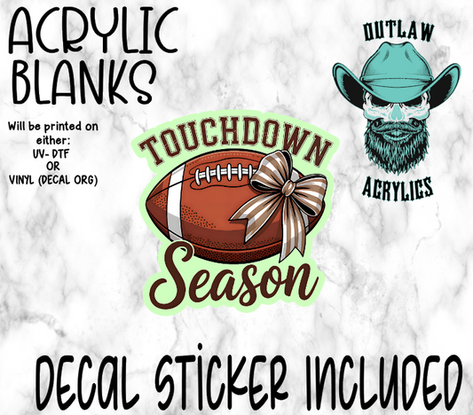 Touchdown Season Acrylic & Decal Set