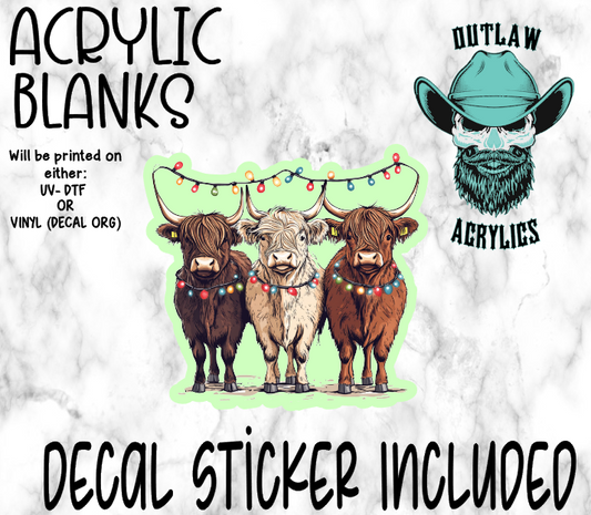 Highland Lights Acrylic & Decal Set