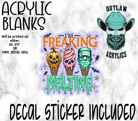 Freaking Melting Acrylic & Decal Set