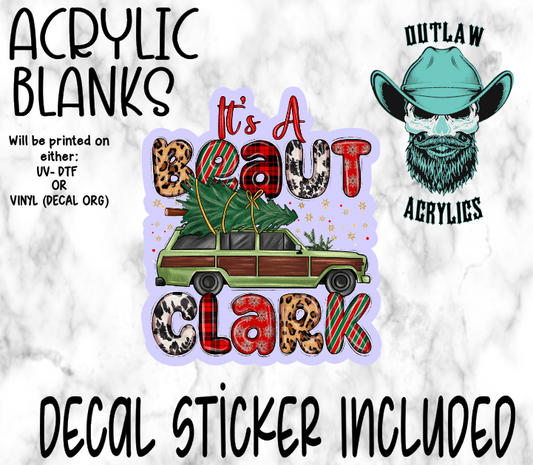 It's A Beaut Clark Acrylic & Decal Set