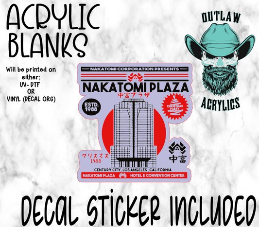 Christmas Plaza Acrylic & Decal Set