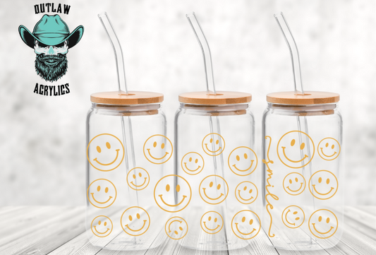 Gold Smiley Face Wrap