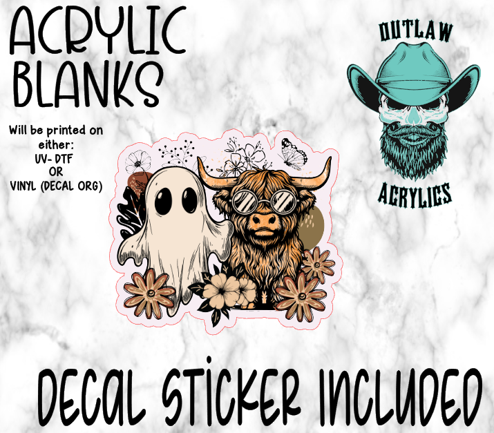 Ghost Highland Acrylic & Decal Set