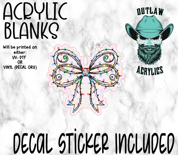 Bow Of Lights Acrylic & Decal Set