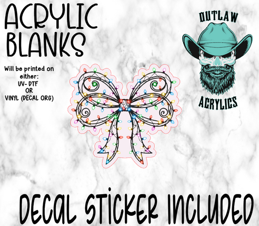 Bow Of Lights Acrylic & Decal Set