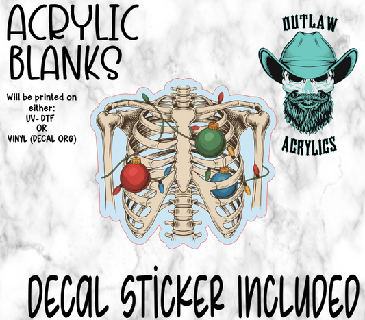Ribcage Jingle Acrylic & Decal Set