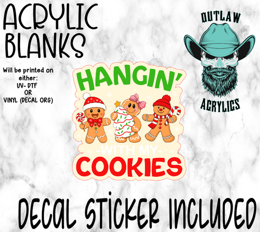 Hangin' Cookies Acrylic & Decal Set
