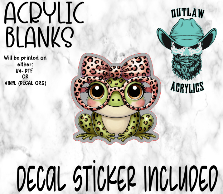 Leopard Fog  Acrylic & Decal Set
