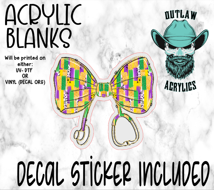 Mardi Nurse Scope Acrylic & Decal Set