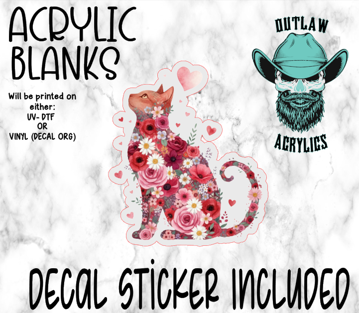 Cat Valentine Acrylic & Decal Set