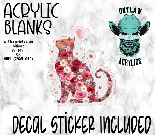 Cat Valentine Acrylic & Decal Set