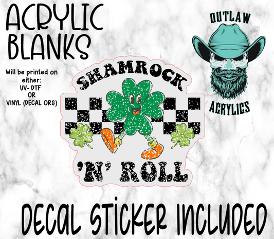 Shamrock 'N' Roll Acrylic & Decal Set