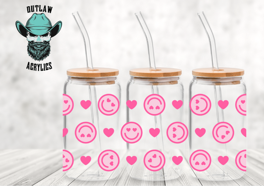 Heart Emoji Glass wrap