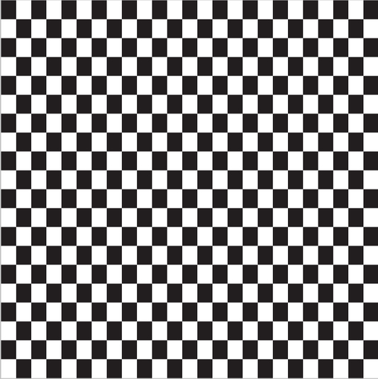 Black Checkered Vinyl