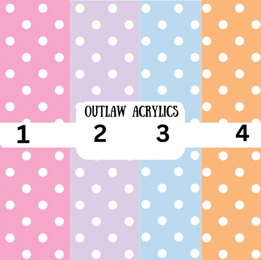 Pastel Polka Dots Vinyl