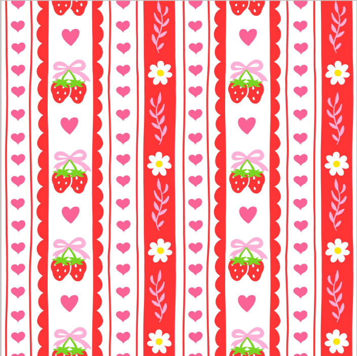 Strawberry Strip Vinyl