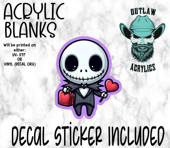 Valentine Jack Acrylic & Decal Set