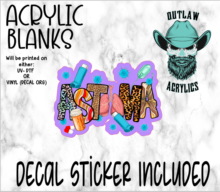 Astrma Acrylic & Decal Set