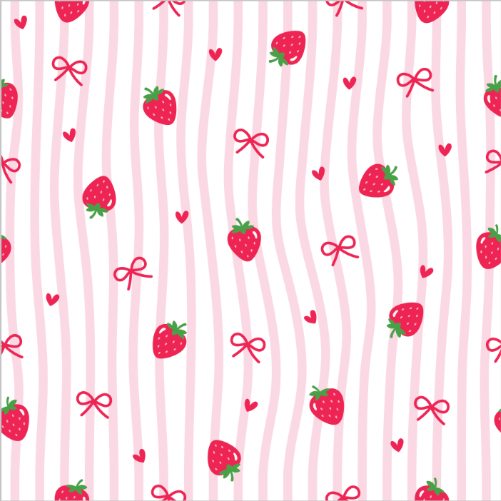 Strawberry Bow Vinyl