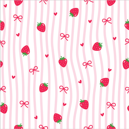 Strawberry Bow Vinyl