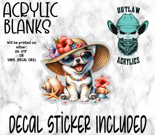 Summer Sheppard Acrylic & Decal Set
