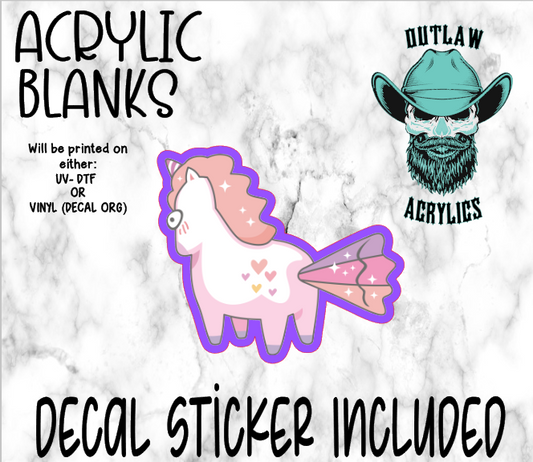 Sparkle Farts Acrylic & Decal Set