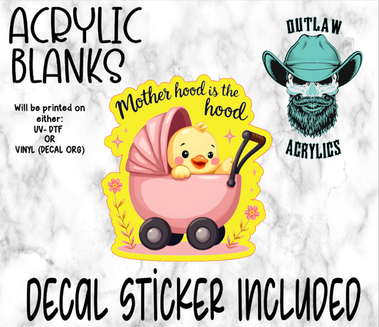 Motherhood Acrylic & Decal Set