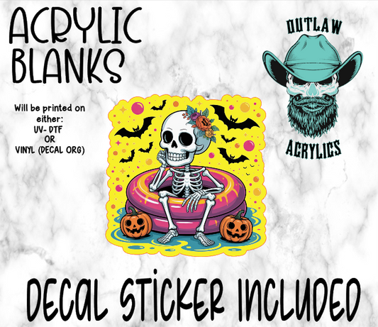 Waiting On Halloween Acrylic & Decal Set