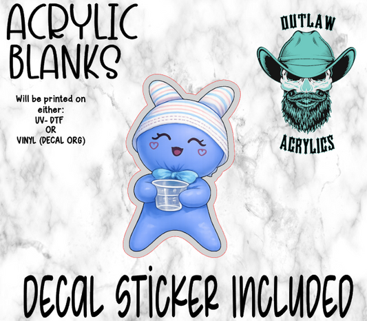 Medicine Glove Buddy Acrylic & Decal Set