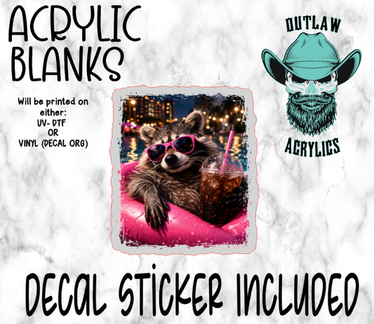 Summer Coon Acrylic & Decal Set