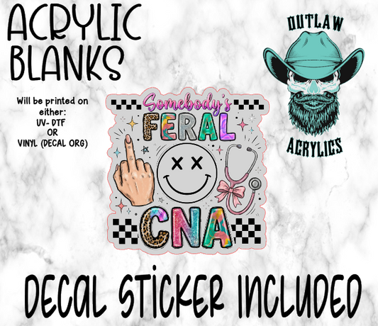 Feral CNA Acrylic & Decal Set