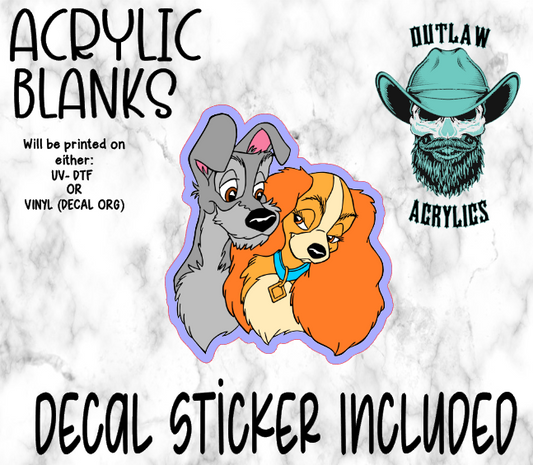 Spaghetti Dogs Acrylic & Decal Set