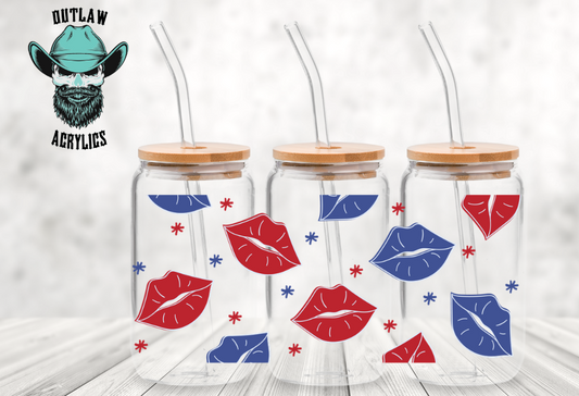 4th Of July Lips Wrap